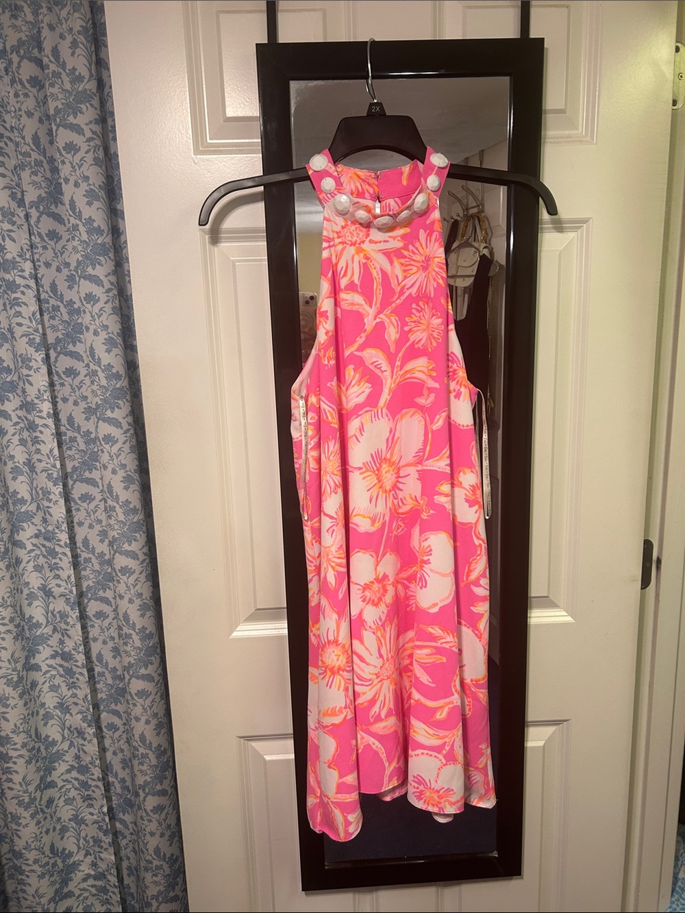 Lilly Pulitzer Pink Floral Halter Sundress